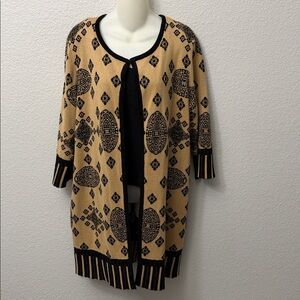 Chico's Cozy Open front Cardigan Size 1